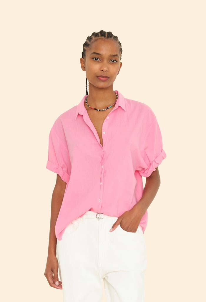 Channing Shirt - Pink Cricket