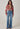 Cher Pant Braid Denim - Western Blue