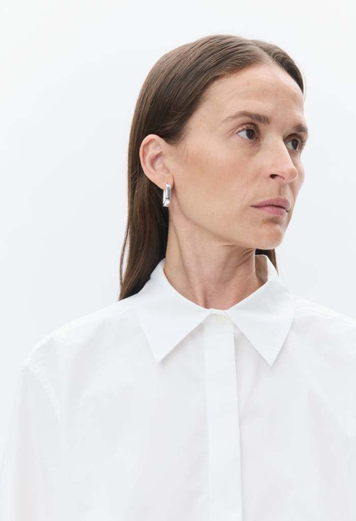 Christiane Solid Cotton - Bright White