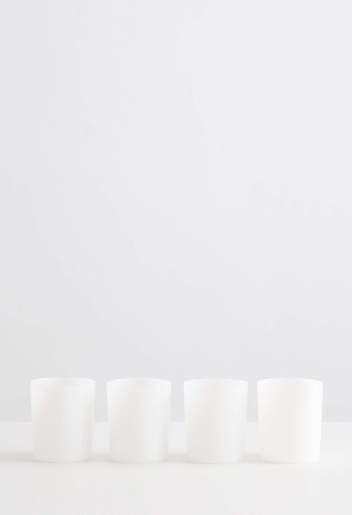 Classic Gobelets Set of 4 Opaque White