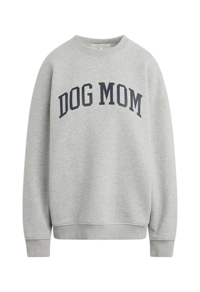 The Dogs Mum Sweatshirt - Heather Grey/Navy