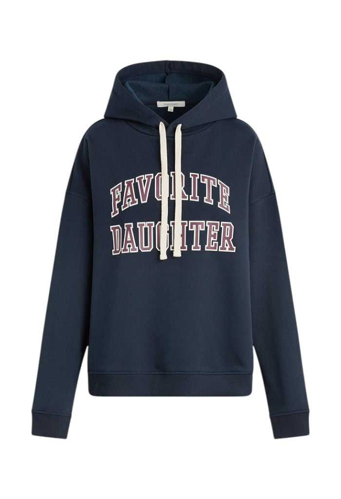 Logo Hoodie - Navy/Burgundy