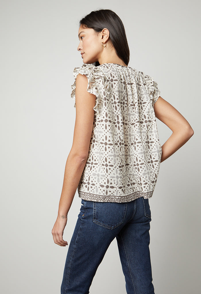 Corin Top - Pebble
