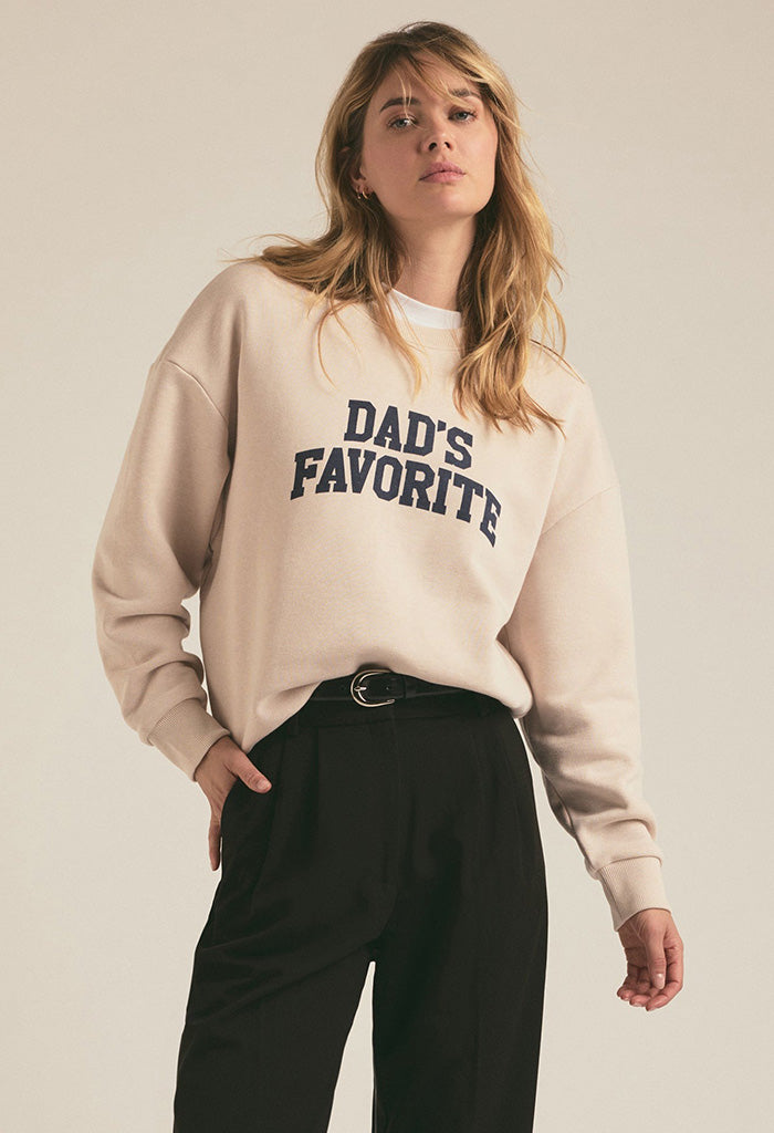 Dad's Favorite Sweatshirt - Heather Oat