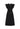 Ulla Johnson Black Cotton dress with Split neckline flutter sleeves and scallop-edged eyelets