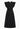 Ulla Johnson Black Cotton dress with Split neckline flutter sleeves and scallop-edged eyelets