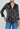 Dani Silk Blouse - Black/Silver Cable Chain Print