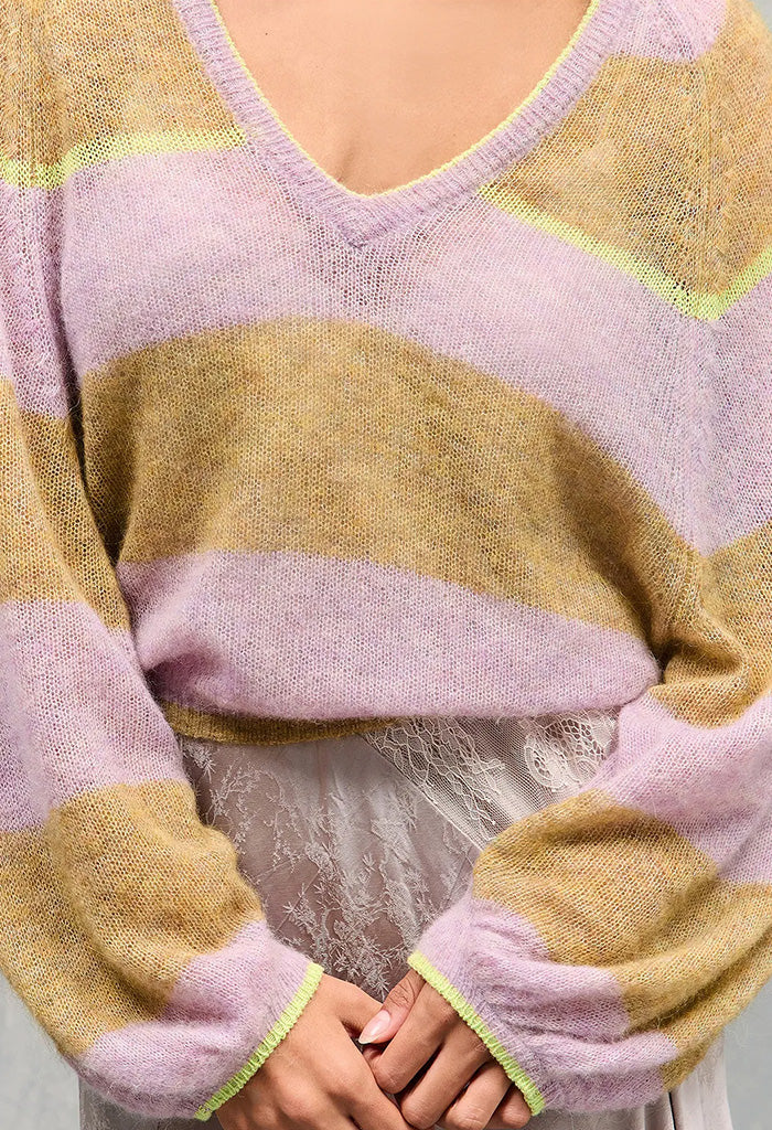 Daye Knitted Sweater - Pink