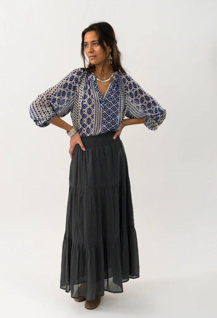 DiamondLL Maxi Skirt - Washed Black