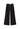 Double Pleat Wide Leg With Elastic Back - Black