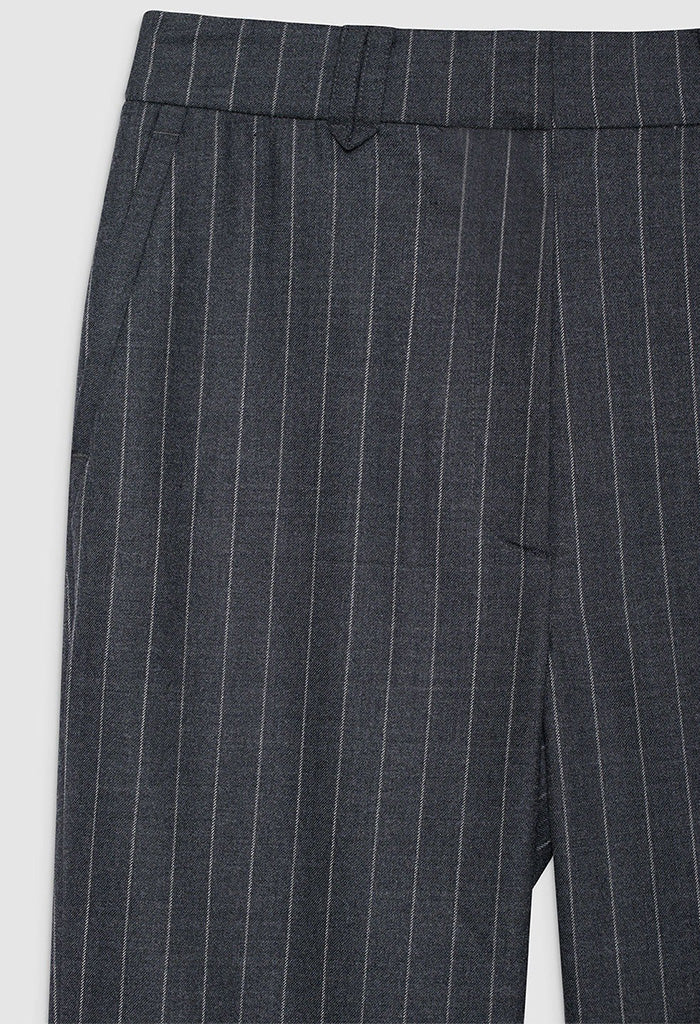 Drew Pant - Grey Pinstripe