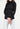 Polo Neck Rib Long Sleeve - Black