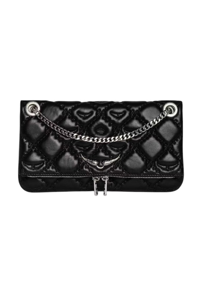 Rock II Quilted Monogram - Black
