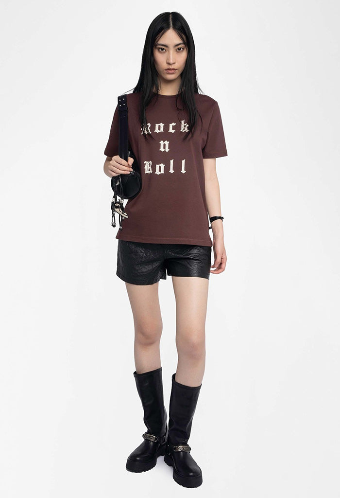 Edwin TC Rock N Roll Strass - Burgundy