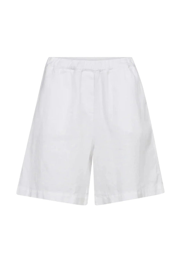 Eie Linen Bermuda Shorts - White
