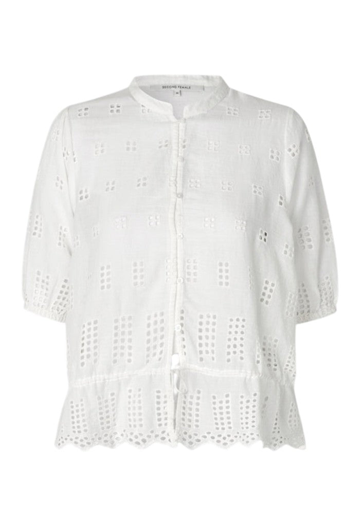 Elenore Shirt - White Alyssum