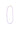 Enamel Barrel Chain Necklace 24" - Jacaranda