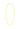 Enamel Bead Necklace - 30" - Yellow