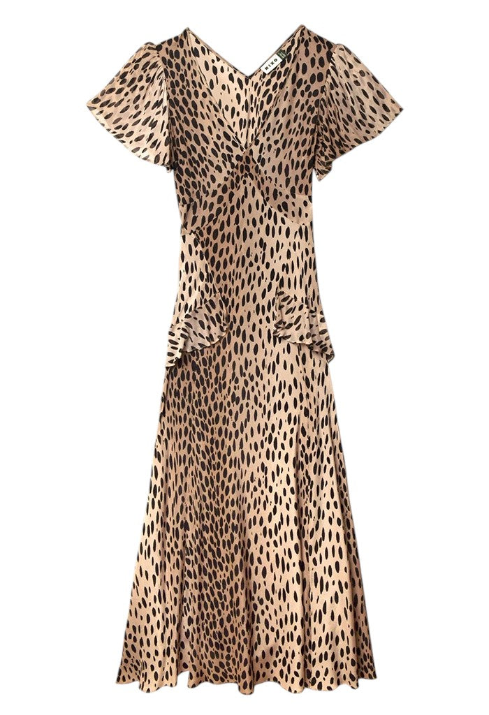 Evie Dress - Antelope Spot Black