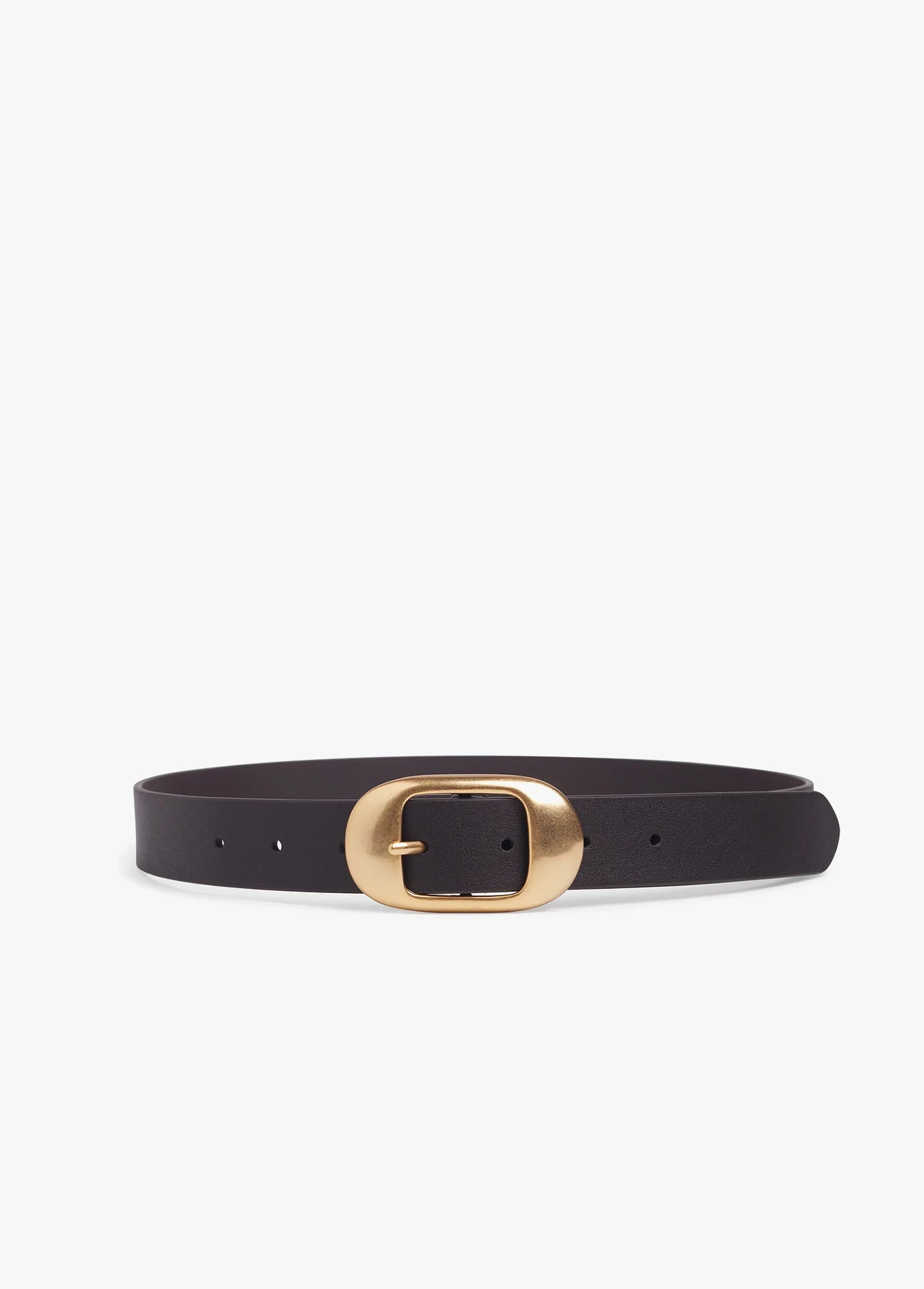 The Skinny Jean Belt - Dark Brown/Antique