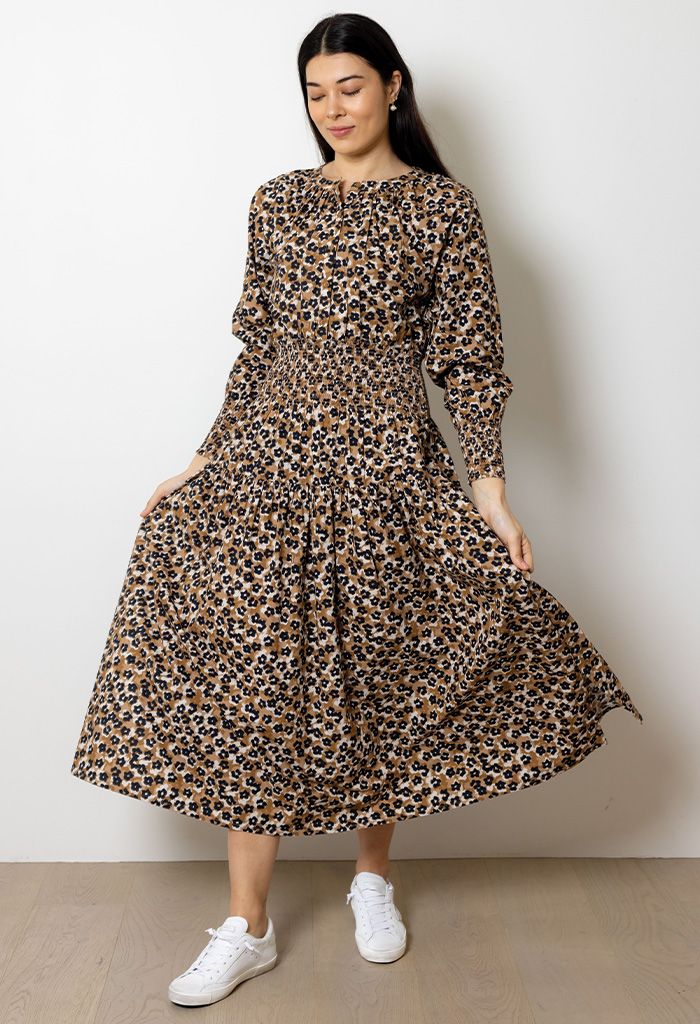 La Ventura Maxi Dress - Leopard Bouquet