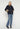 Mos Mosh Salute Navy Jacket with collar, rolled cuffs and toggle details 