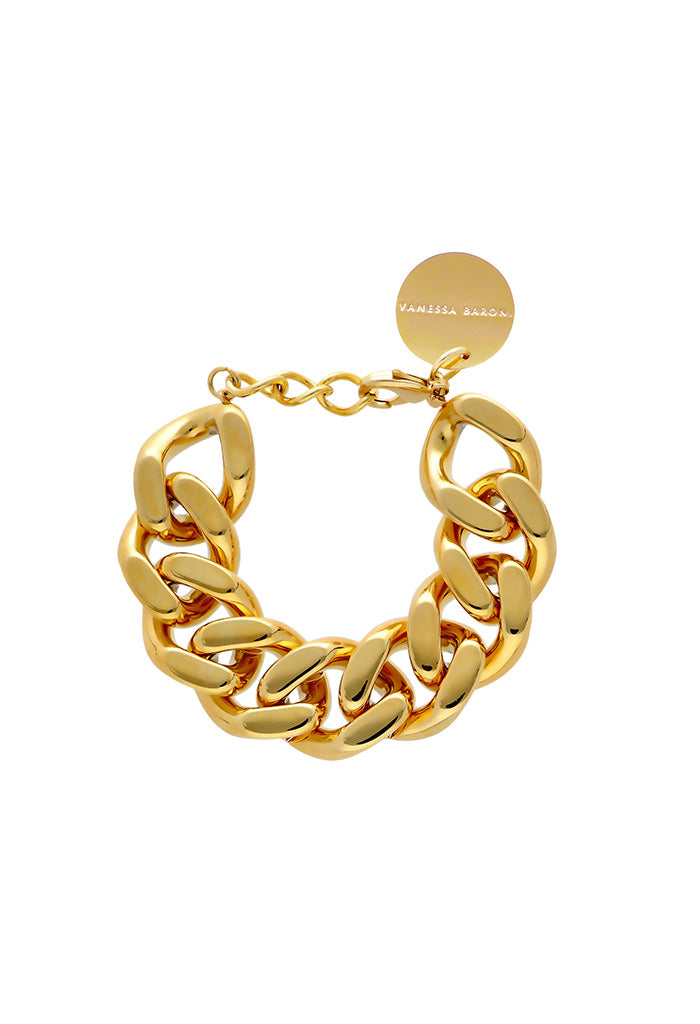 Flat Chain Bracelet - Gold