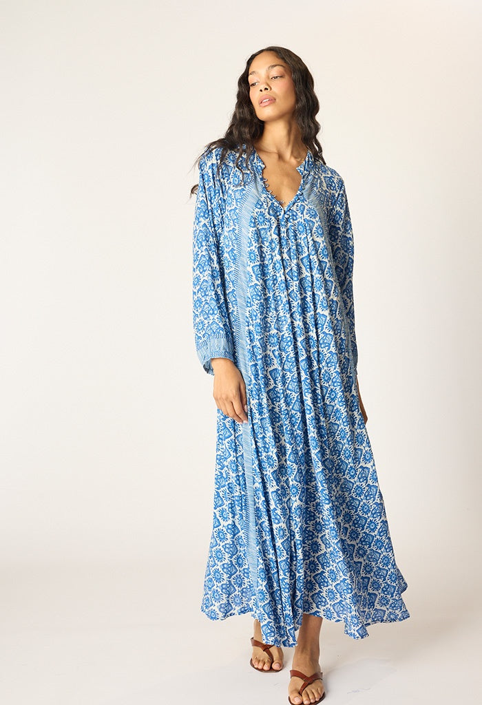 Flore Maxi - Fleur De Lis Blue