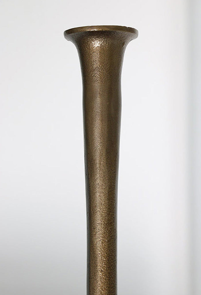 Forged Candlestick in Antique Brass Finish (Set of 2)