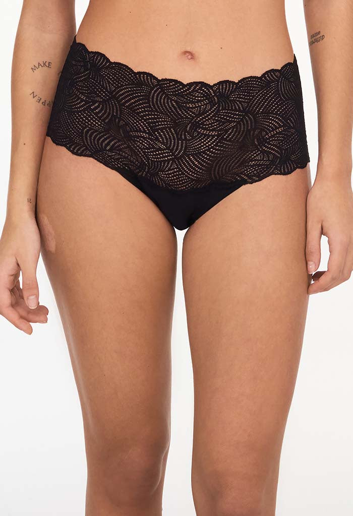 Full Lace Brief - Black