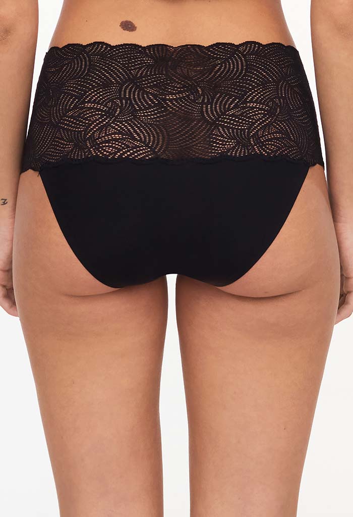 Full Lace Brief - Black