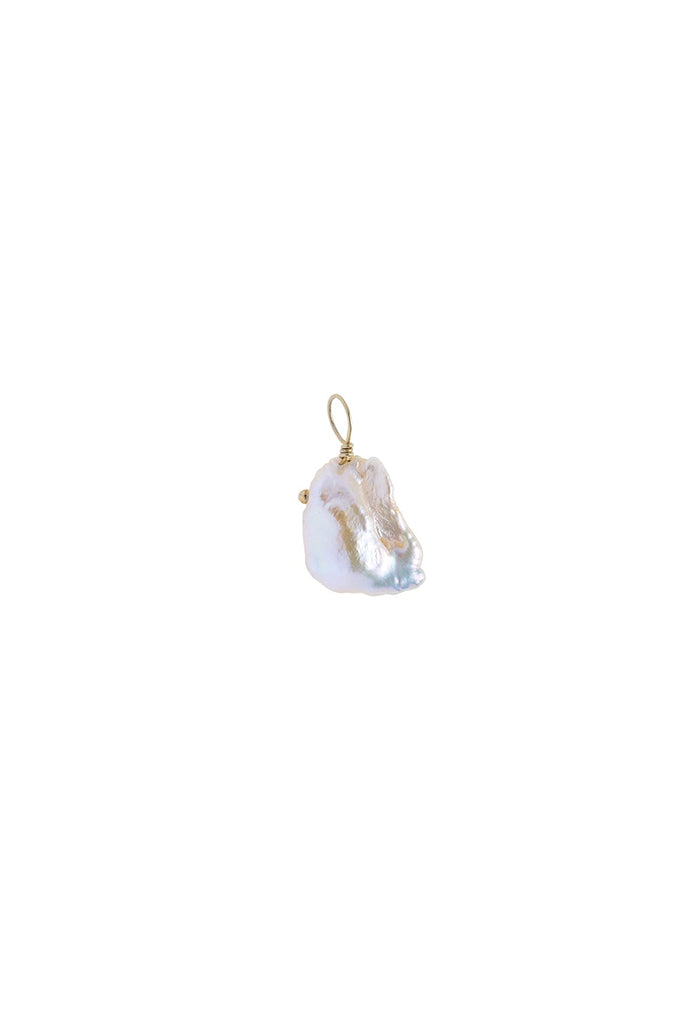 Galini Oval Pearl Necklace