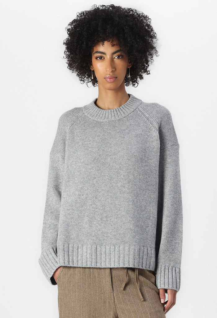 Glen Soft Lamb - Light Medium Grey Melange