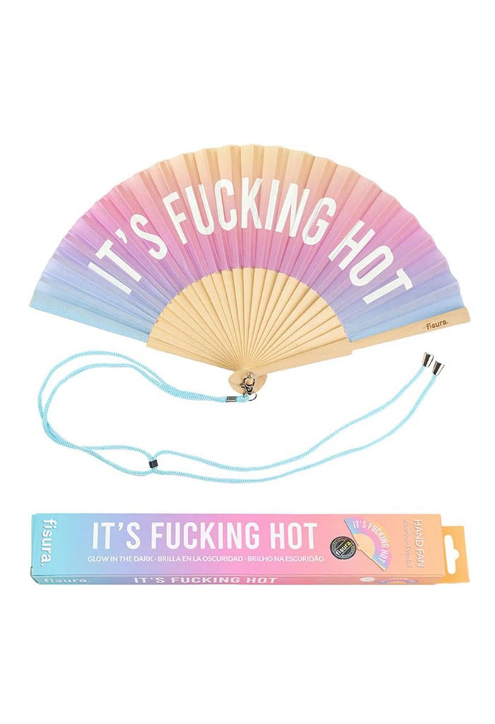 Glow In The Dark Hand Fan - Fucking Hot
