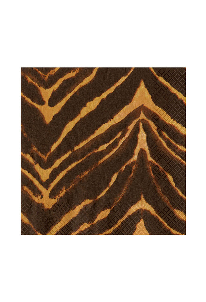 Go Wild Brown Luncheon Napkins