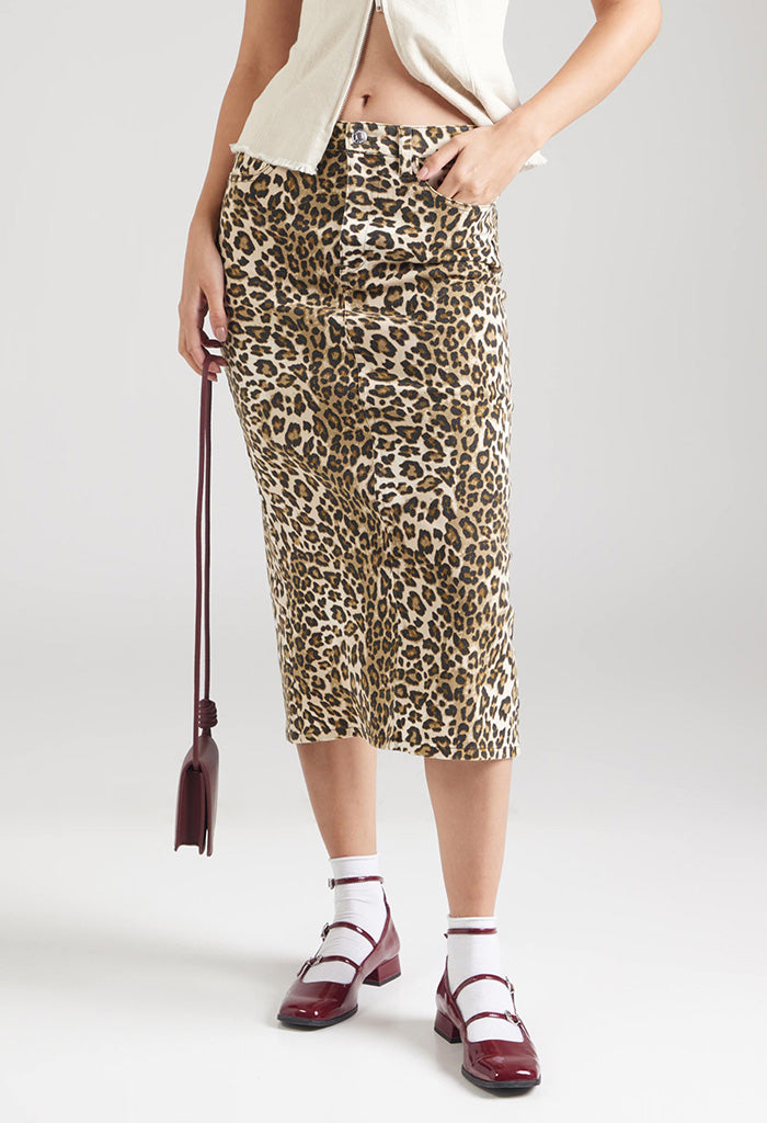 HarveyMD Print Skirt - Leo Print