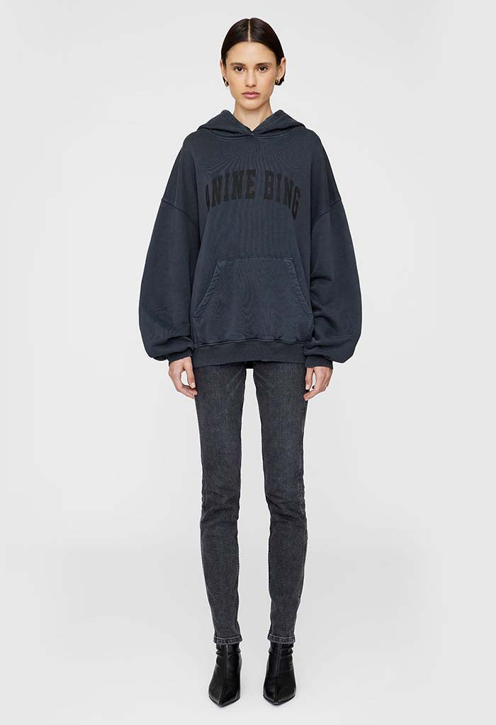 Harvey Sweatshirt - Dark Washed Black