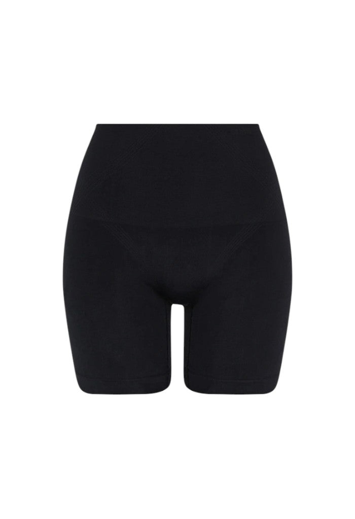 Smooth Comfort Shapewear Biker Shorts - Black