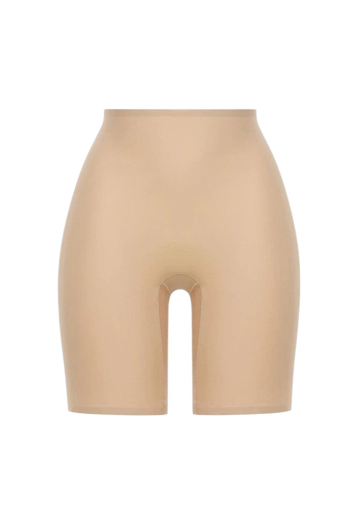 High Waist Mid-Thigh Short - Nude