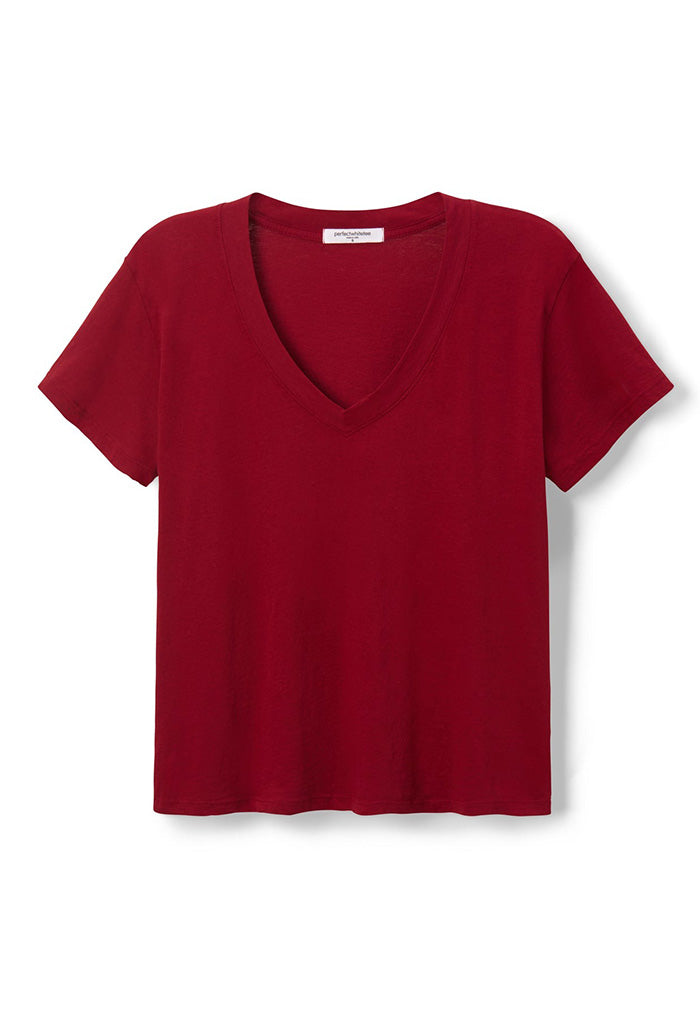 Hendrix Basic V Neck - Maple