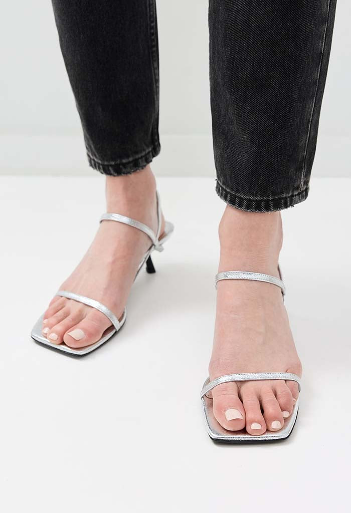 Hilda Sandals - Silver