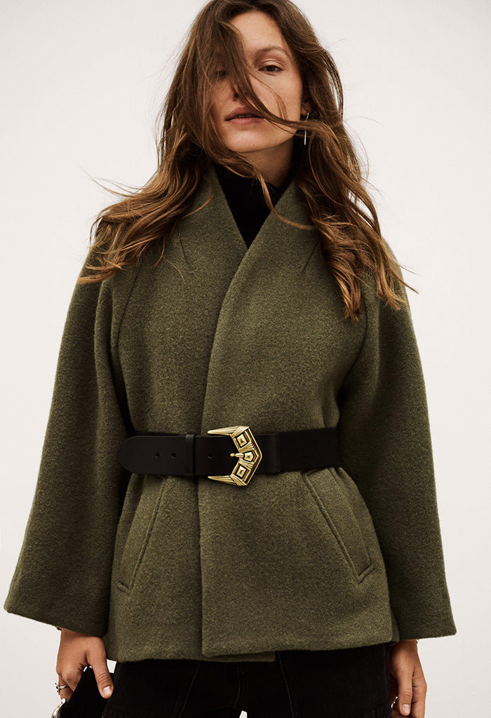 Hini Coat - Kaki