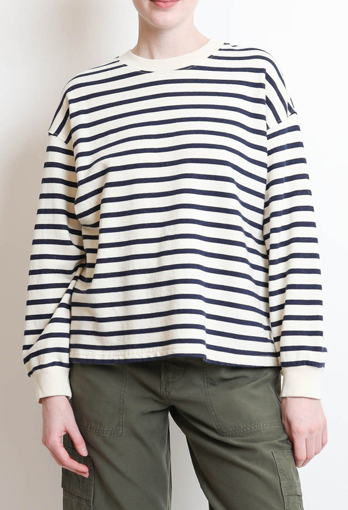 Honor Sweatshirt - Natural Stripe