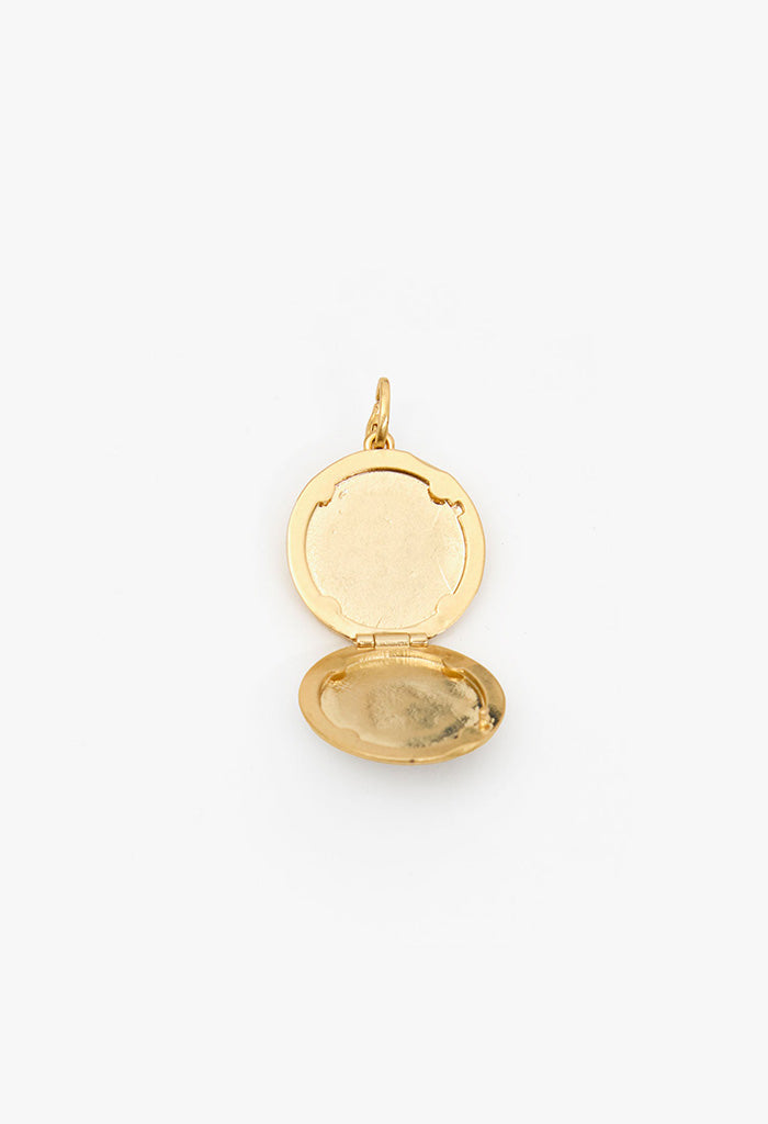 Horseshoe Enamel Locket
