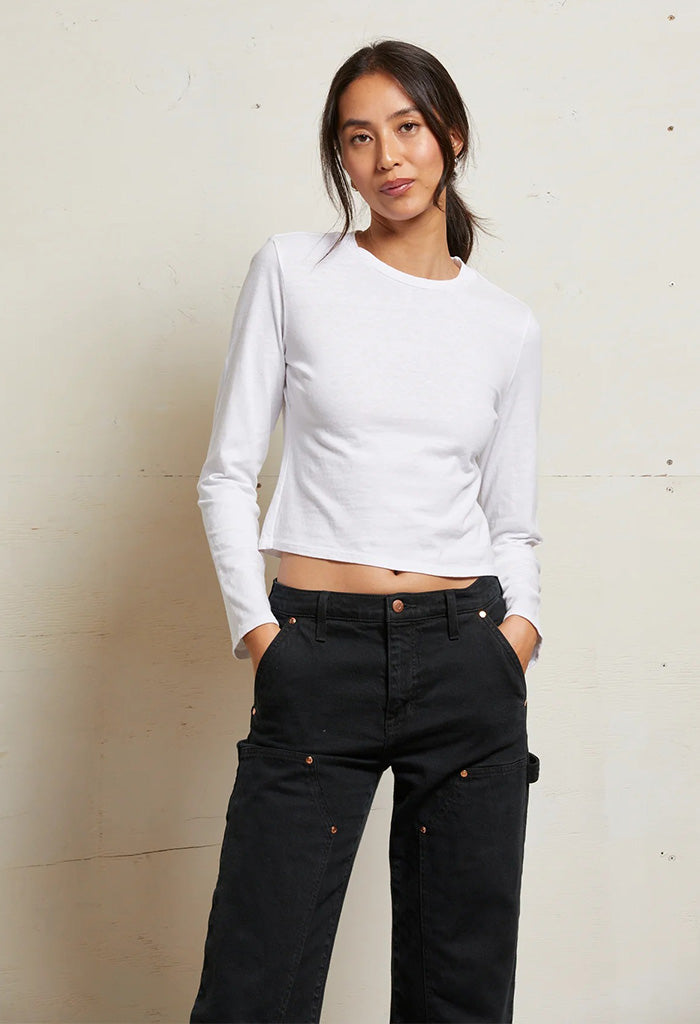 Jamie Long Sleeve - White