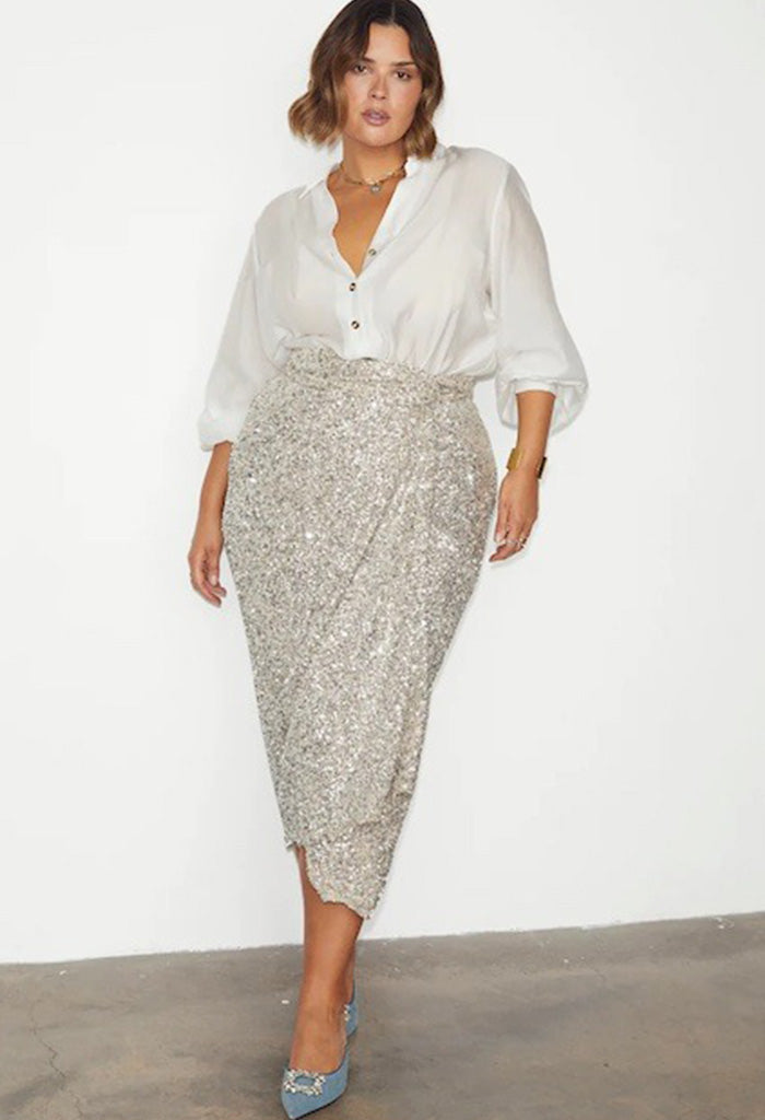 Jaspre Skirt - Silver