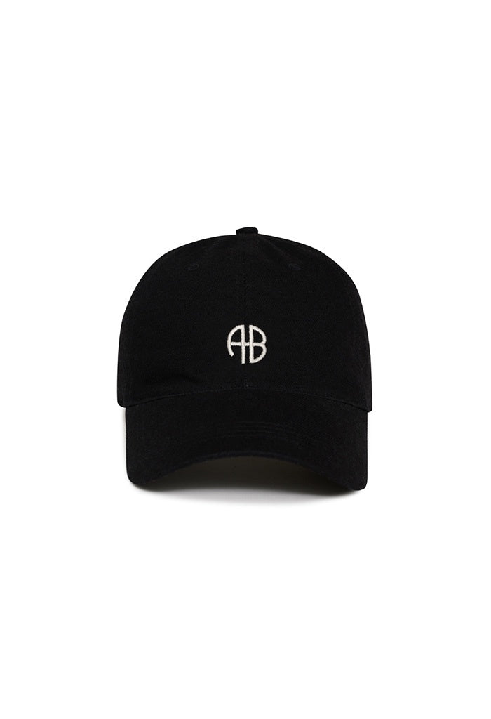 Jeremy Baseball Cap AB - Black Denim