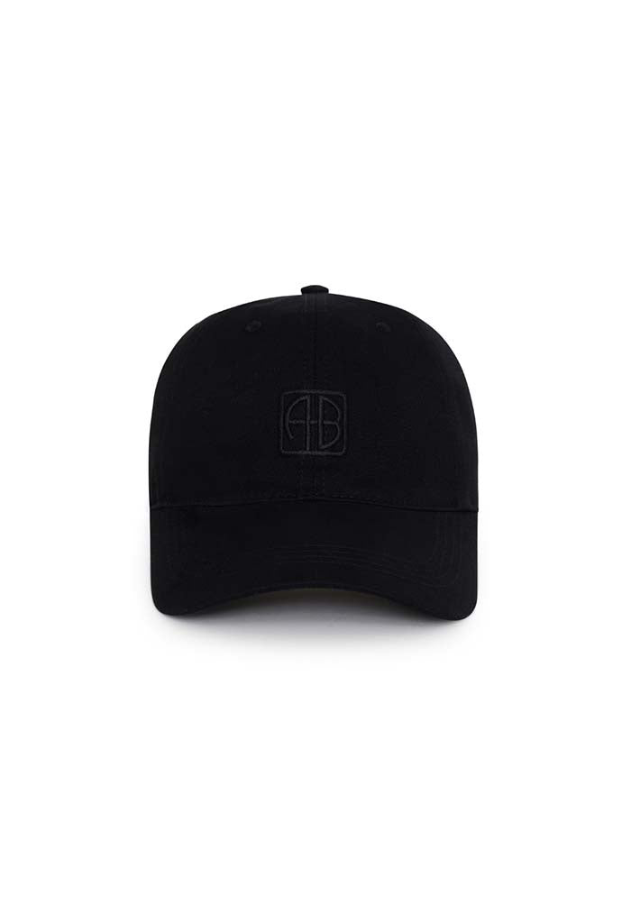 Jeremy Baseball Cap Framed Monogram - Black