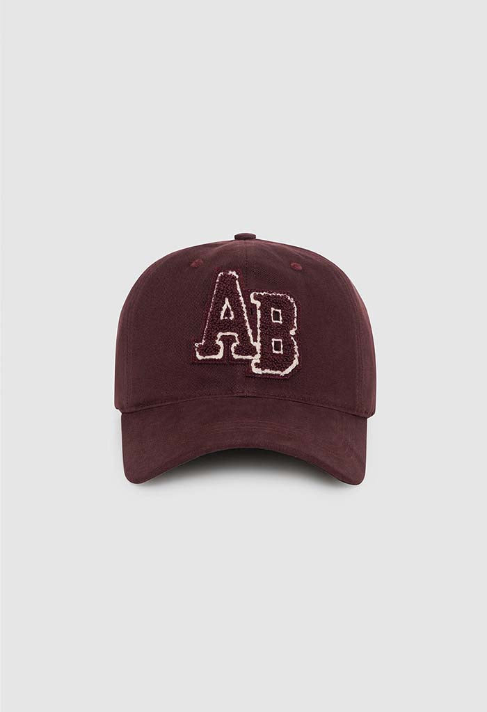 Jeremy Baseball Cap Letterman - Dark Burgundy