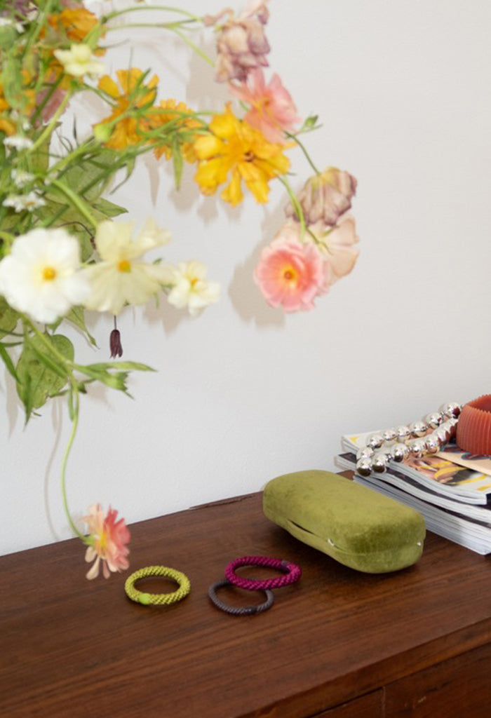 KKNEKKI Lime Hair Ties